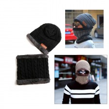 2pcs Sets Winter Warm Hat and Neckerchief